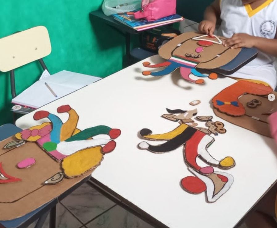 Projeto de artes com as crianças